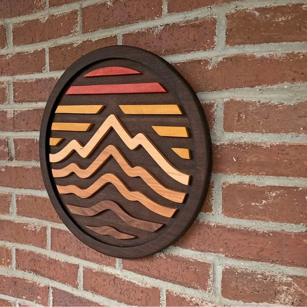 NEW Wood Mountain Wall Sign